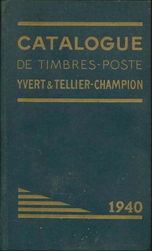Livrenpoche : Catalogue de timbres-poste Yvert & tellier 1940 - Yvert & Tellier - Livre