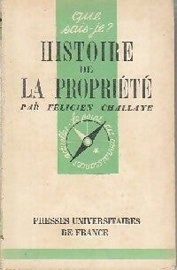 Livrenpoche : Histoire de la propriété - Félicien Challaye - Livre