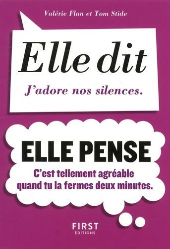 Livrenpoche : Petit livre de - elle dit elle pense - Valérie Flan - Livre