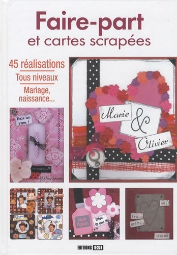 Livrenpoche : Faire-part et cartes scrapées - Editions Esi - Livre