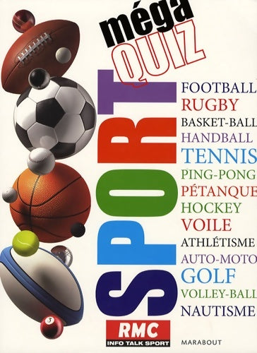 Livrenpoche : Mega quiz sport - Marabout - Livre