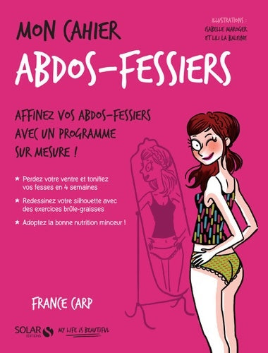 Livrenpoche : Mon cahier abdos-fessiers - France Carp - Livre