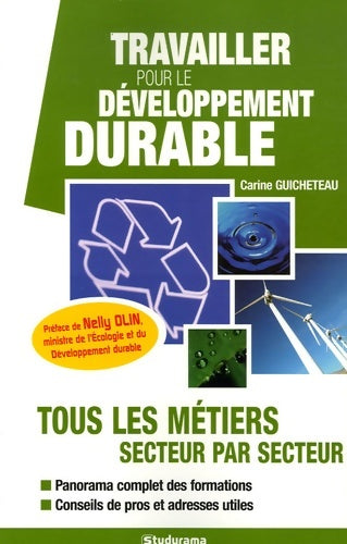 Livrenpoche : Travailler pour le développement durable - Carine Guicheteau - Livre