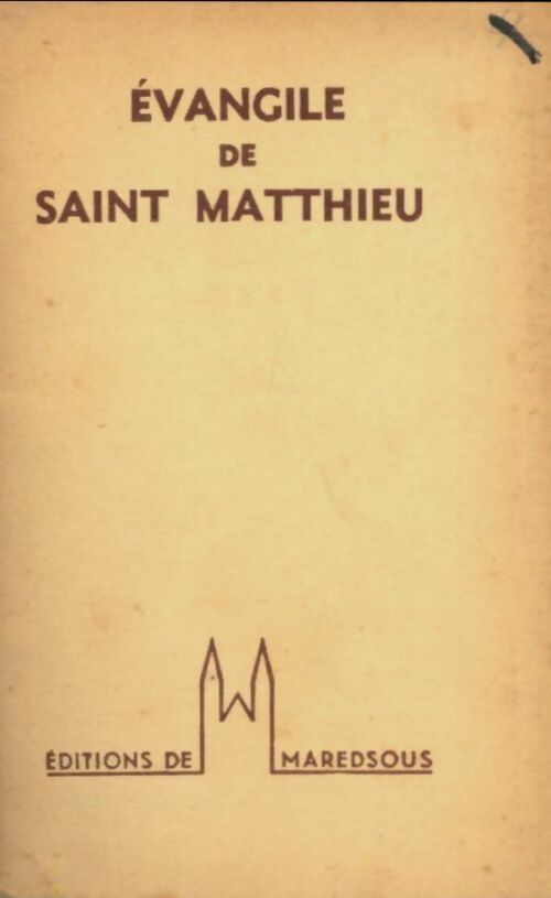 Livrenpoche : Évangile de Saint Matthieu - Xxx - Livre