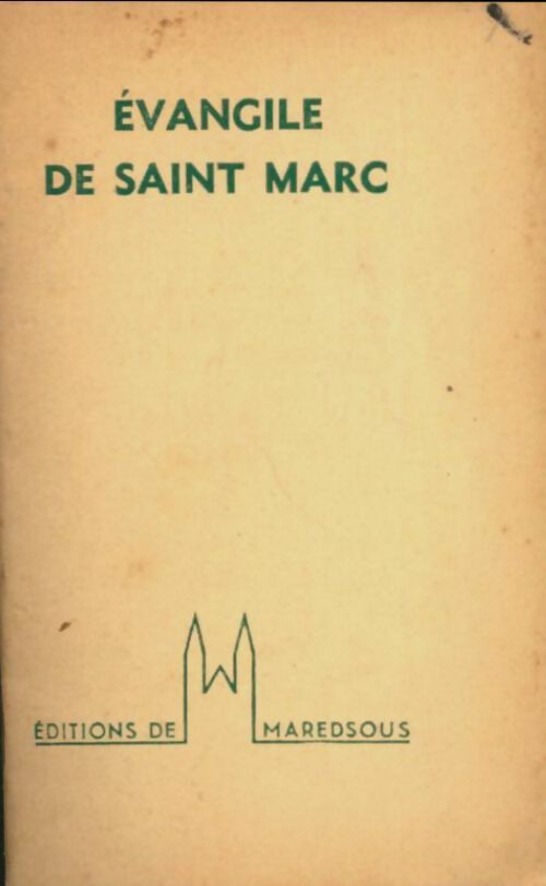 Livrenpoche : Évangile de saint Marc - Collectif - Livre