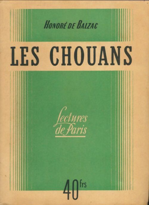 Livrenpoche : Les Chouans - Honoré De Balzac - Livre