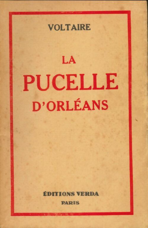 Livrenpoche : La pucelle d'Orléans - Voltaire - Livre