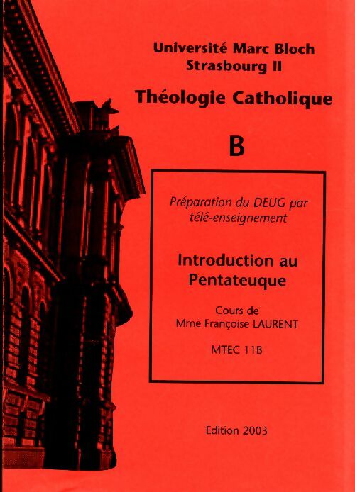 Livrenpoche : Introduction au Pentateuque - Françoise Laurent - Livre
