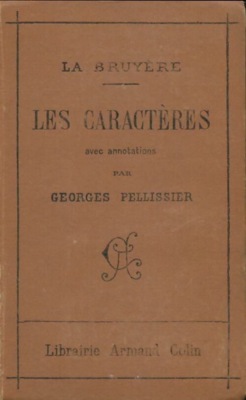 Livrenpoche : Les caractères - Jean De la Bruyère - Livre