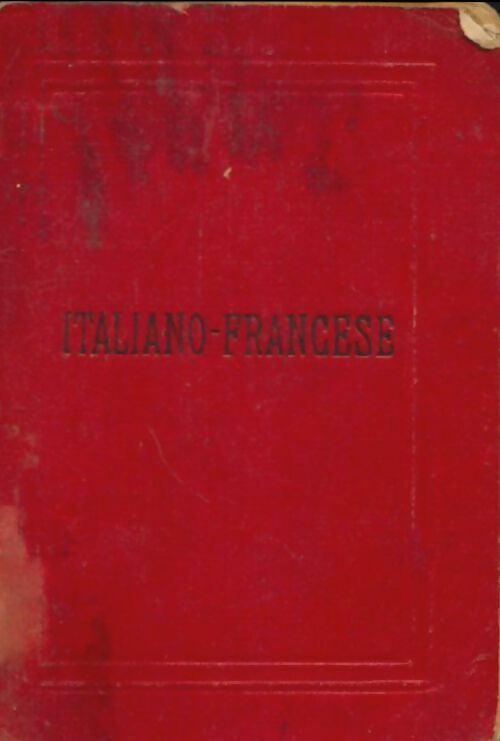 Livrenpoche : Italiano francese / francese italiano - Cesare Bergoglio - Livre