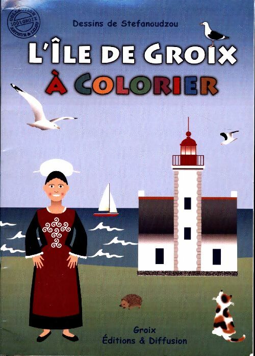 Livrenpoche : L'île de Groix à colorier - Stefanoudzou - Livre