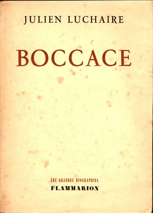Livrenpoche : Boccace - Julien Luchaire - Livre