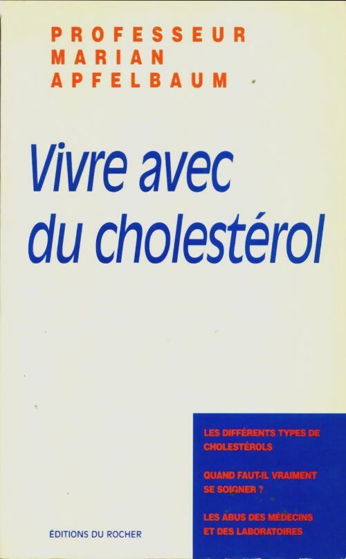 Livrenpoche : Vivre avec du cholestérol - Marian Apfelbaum - Livre