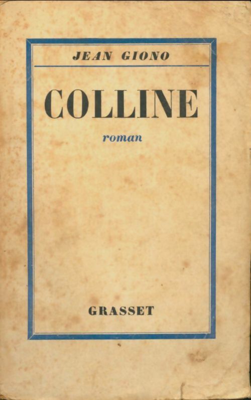 Livrenpoche : Colline - Jean Giono - Livre