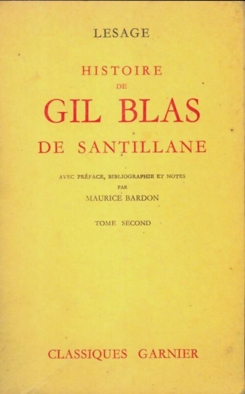 Livrenpoche : Histoire de Gil Blas de Santillane Tome II - Alain René Lesage - Livre