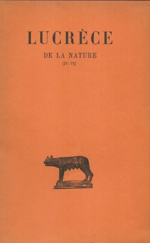 Livrenpoche : De la nature livres IV-VI - Lucrèce - Livre