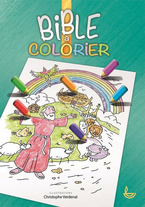 Livrenpoche : Bible à colorier - Christophe Verdenal - Livre