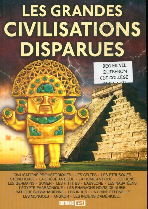 Livrenpoche : Les grandes civilisations disparues - Claire Leroy - Livre