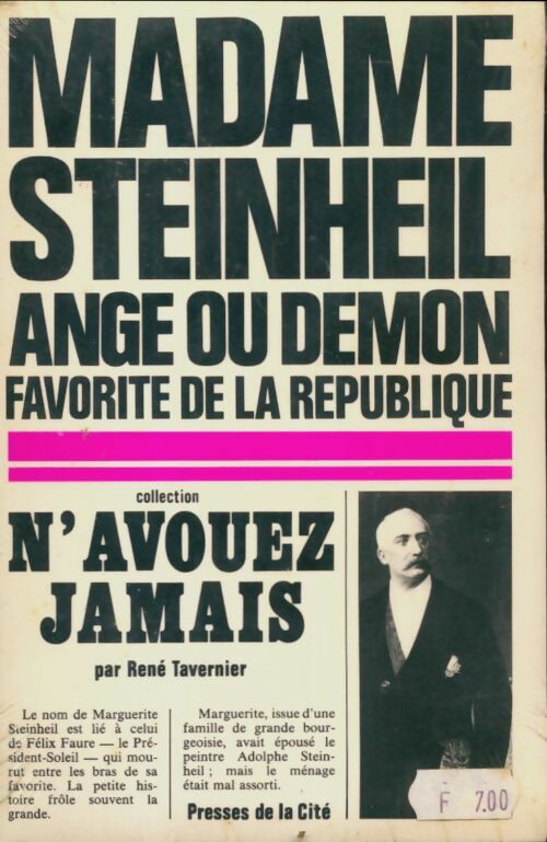 Livrenpoche : Madame steinheil - René Tavernier - Livre