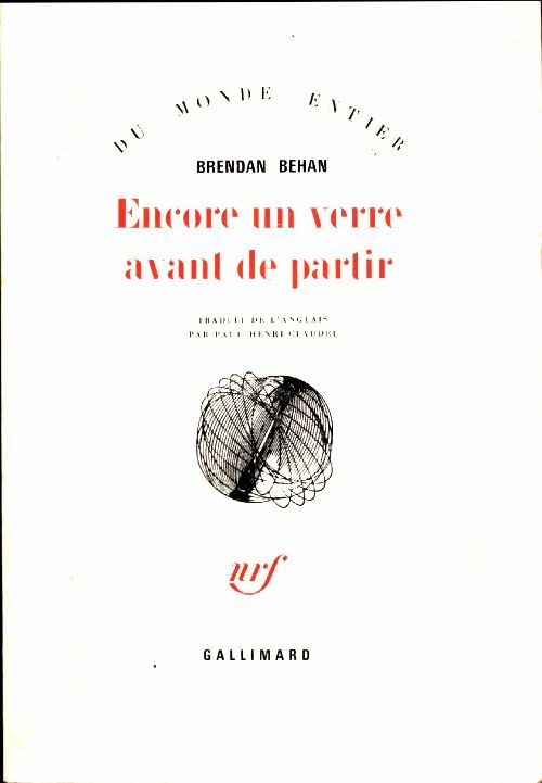 Livrenpoche : Encore un verre avant de partir - Brendan Behan - Livre