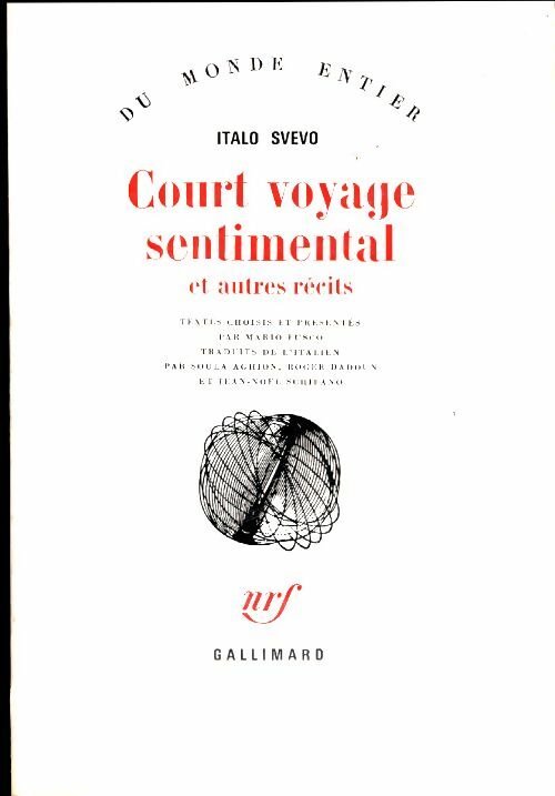 Livrenpoche : Court voyage sentimental - Italo Svevo - Livre