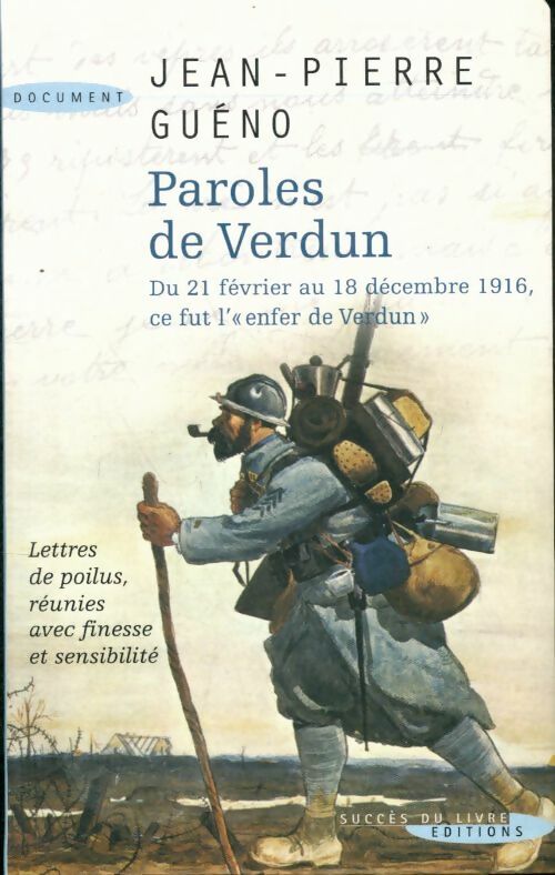 Livrenpoche : Paroles de Verdun - Jean-Pierre Guéno - Livre
