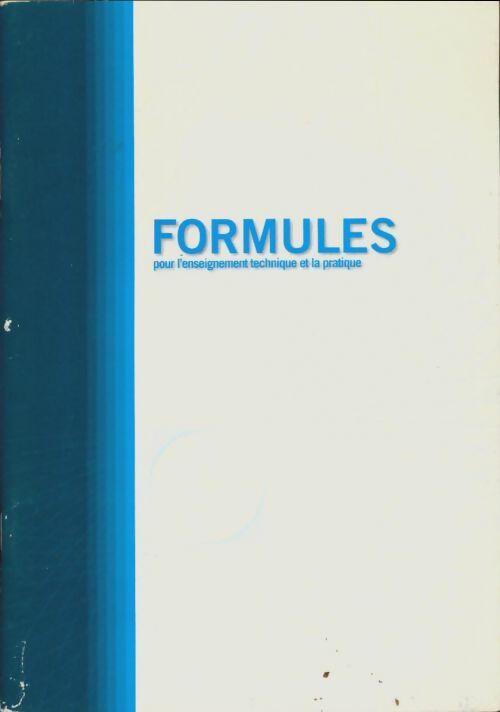Livrenpoche : Formules pour l'enseignement technique et la pratique - Collectif - Livre