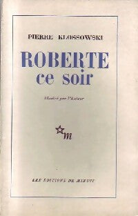 Livrenpoche : Roberte ce soir - Pierre Klossowski - Livre