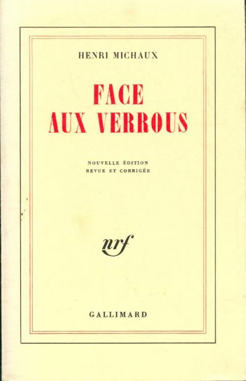 Livrenpoche : Face aux verrous - Henri Michaux - Livre