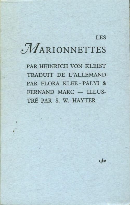 Livrenpoche : Les marionnettes - Heinrich Von Kleist - Livre