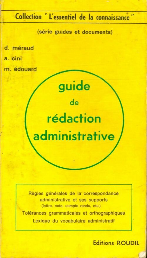 Livrenpoche : Guide de rédaction administrative - Collectif - Livre