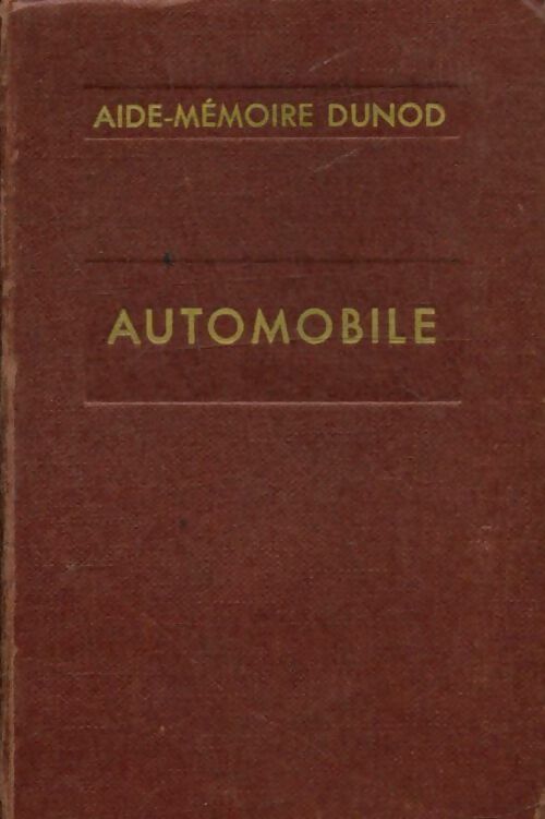 Livrenpoche : Automobile 1954 - Xxx - Livre