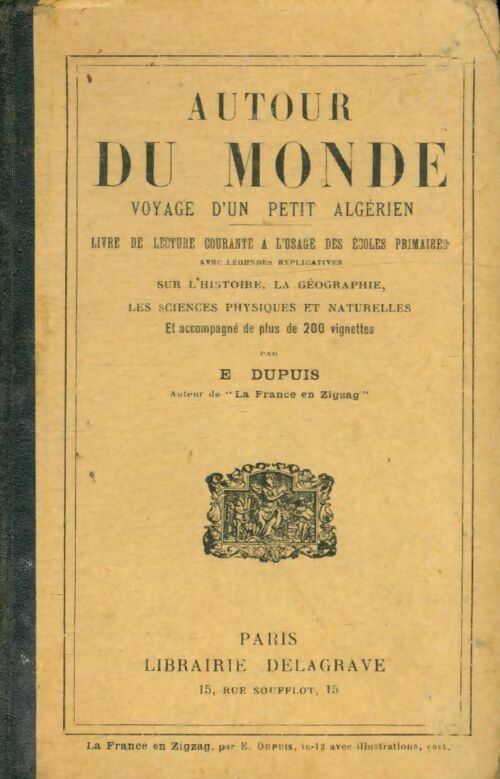 Livrenpoche : Autour du monde : Voyage d'un petit algérien - E. Dupuis - Livre