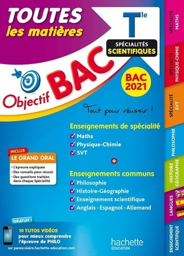 Livrenpoche : Toutes les matières Terminales spécialités scientifiques 2021 - Collectif - Livre