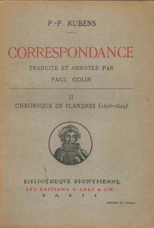 Livrenpoche : Correspondance Tome II : Chronique de Flandres - P.P Rubens - Livre