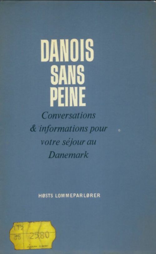 Livrenpoche : Danois sans peine - Hosts Lommeparlorer - Livre