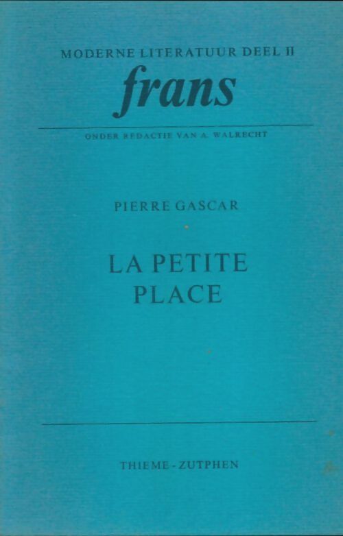Livrenpoche : La petite place - Pierre Gascar - Livre