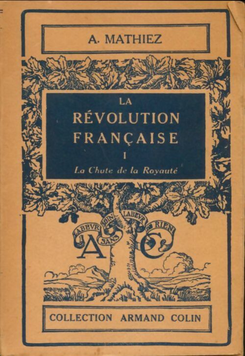 Livrenpoche : La révolution française Tome I - Albert Mathiez - Livre