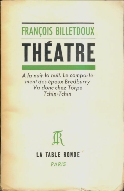 Livrenpoche : Théâtre - François Billetdoux - Livre