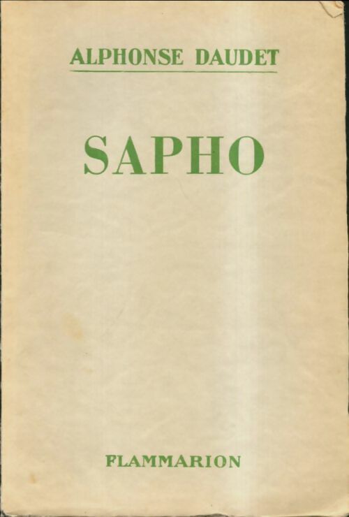 Livrenpoche : Sapho - Alphonse Daudet - Livre