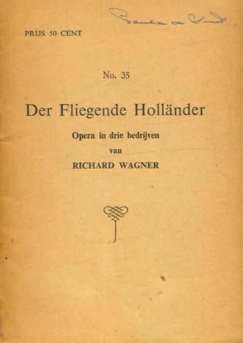 Livrenpoche : Der Fliegende Holländer - Richard Wagner - Livre