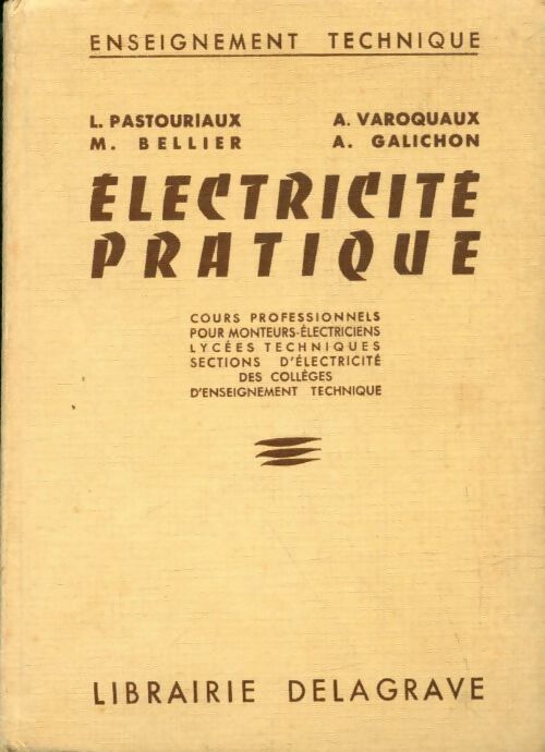 Livrenpoche : Électricité pratique  - Collectif - Livre
