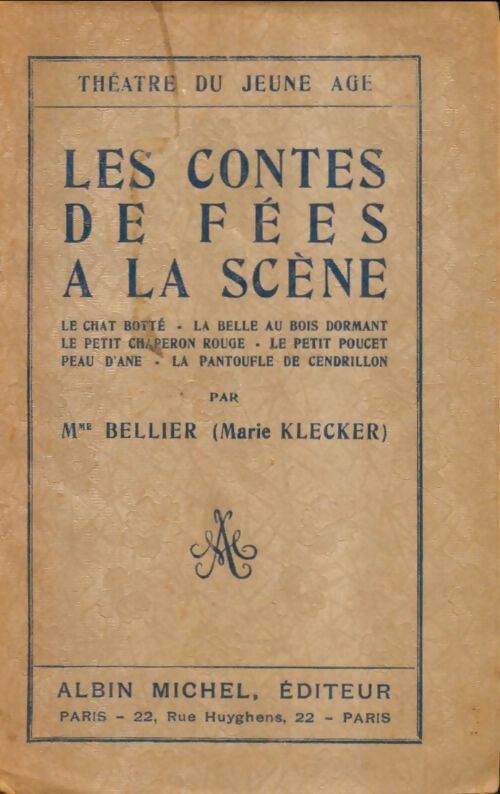 Livrenpoche : Les contes de fées à la scène - Mme Belleir - Livre