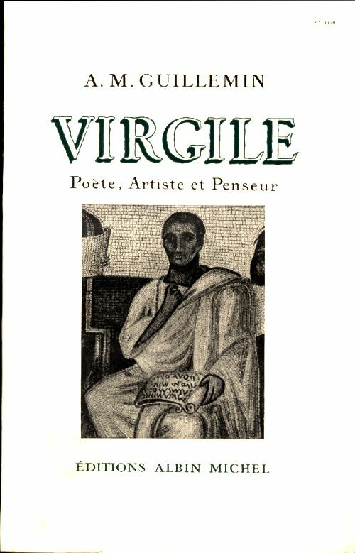 Livrenpoche : Virgile, poète, artiste et penseur - Anne-Marie Guillemin - Livre
