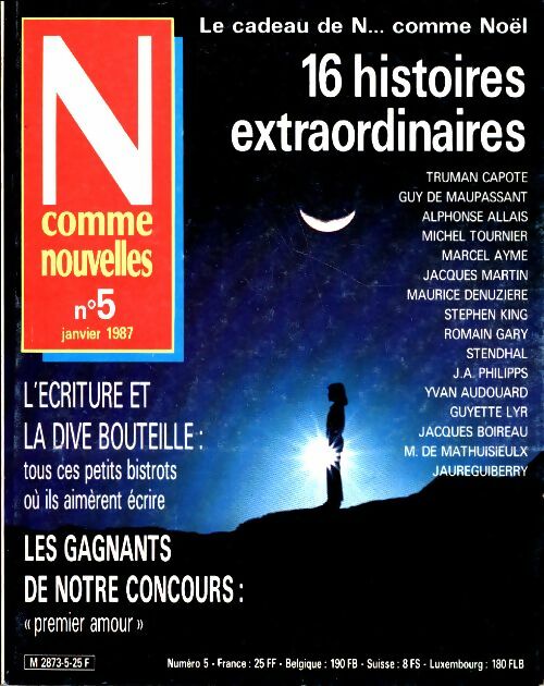 Livrenpoche : N comme Nouvelles n°5 : 16 histoires extraordinaires - Collectif - Livre