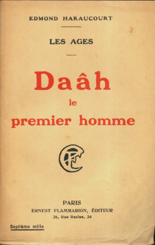 Livrenpoche : Daâh, le premier homme - Edmond Haraucourt - Livre