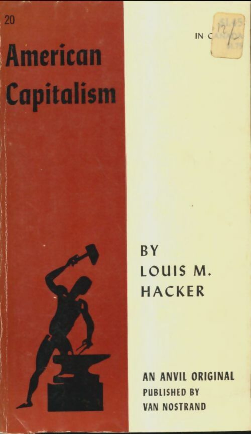 Livrenpoche : American capitalism - Louis M Hacker - Livre