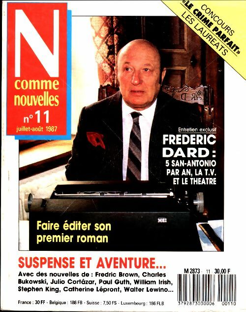 Livrenpoche : N comme nouvelles n°11 : Frédéric Dard - Collectif - Livre