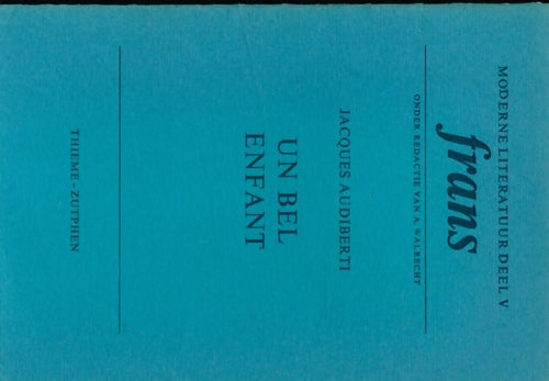 Livrenpoche : Un bel enfant - Jacques Audiberti - Livre