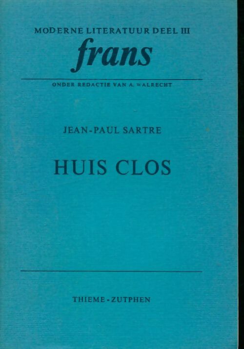 Livrenpoche : Huis clos - Jean-Paul Sartre - Livre